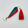 Pendientes Birchwood Loop Hills en rojo y verde azulado, talla 42