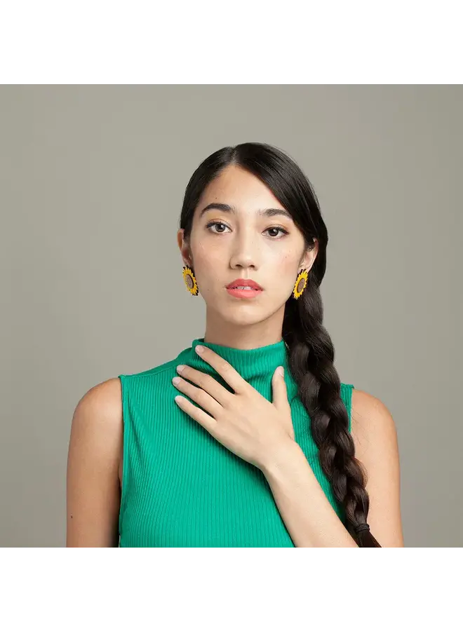 Boucles d'oreilles Big Tournesol 125