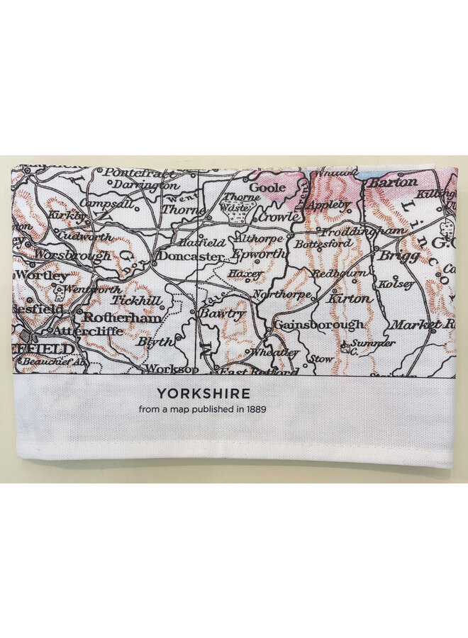 Yorkshire 1889 Map T. Towel 06
