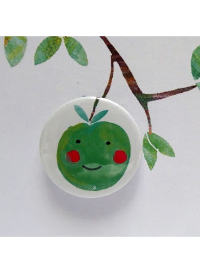 Carte de badge Pomme joyeuse