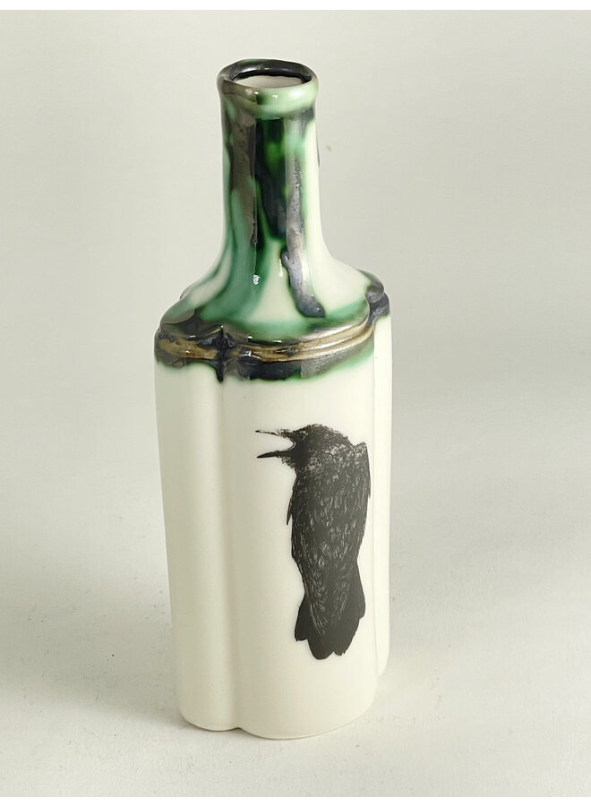 Бутылка с рифленым верхом Crow 170