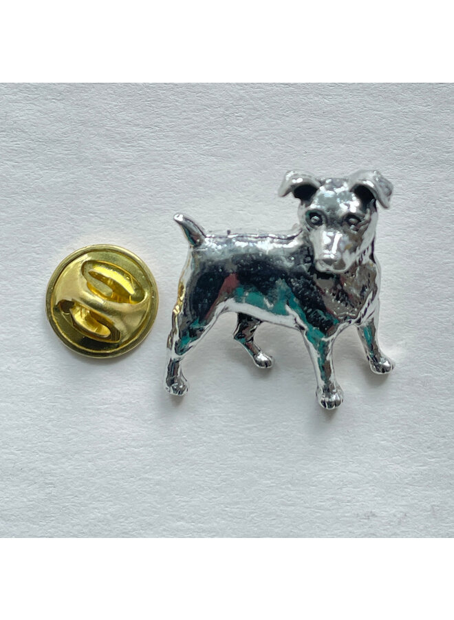 Jack Russell Terrier Zinn-Anstecker 75