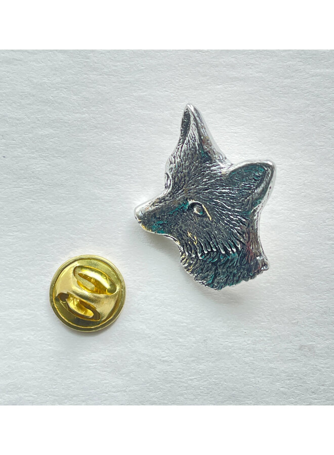 Badge en étain Fox'e Head 1 64