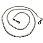 Silver faceted glass bead glasses strap 189