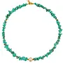 Collier en perles semi-précieuses turquoise et perles 192