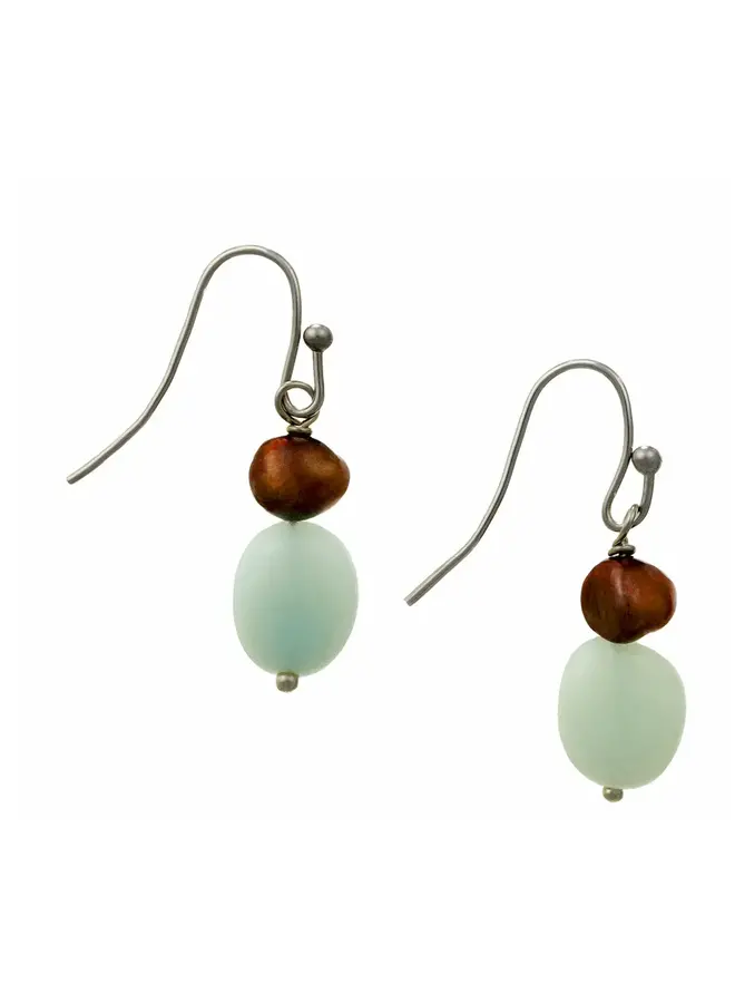 Amazonit- och pärlörhängen 210
