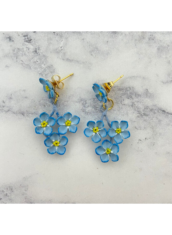 Forget Me Not Stud Earring 07