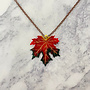 Acer Orange Leaf Necklace 01