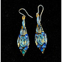 Aqua Large Drop Earrings 624