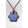 Blue Flower Pendant 062
