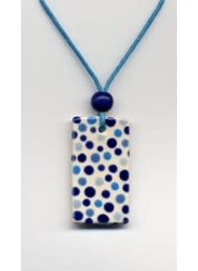 Dotty Rectangle Pendant 059