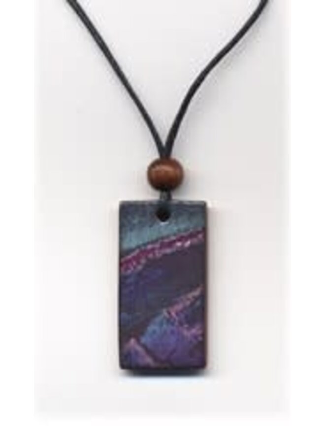 Pebble Rectangle Pendant 052