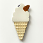 Broche de cerámica Ice Cornet 089