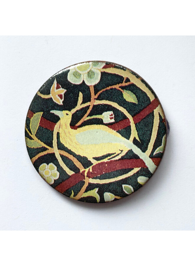 Peacock  Heritage  Ceramic Brooch 081