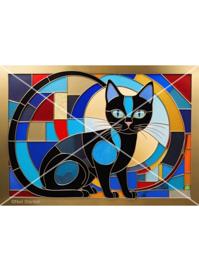 Карточка серии «Бижу — Любопытный кот» 03