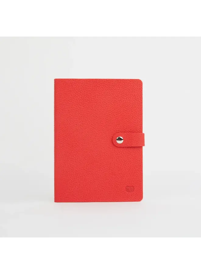 Copy of Purple Vegan A5 Notebook with clasp lined paper 092