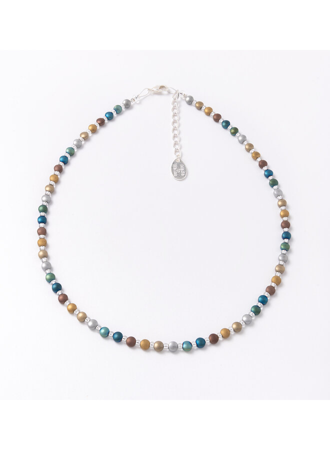 Metalic  Constellation Full Necklace 954