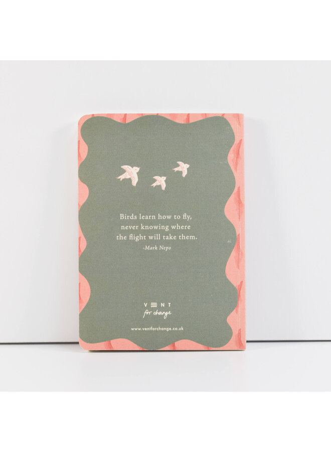 Flygande Fåglar Majs EnviroNotes A5 Linjerad Anteckningsbok 03