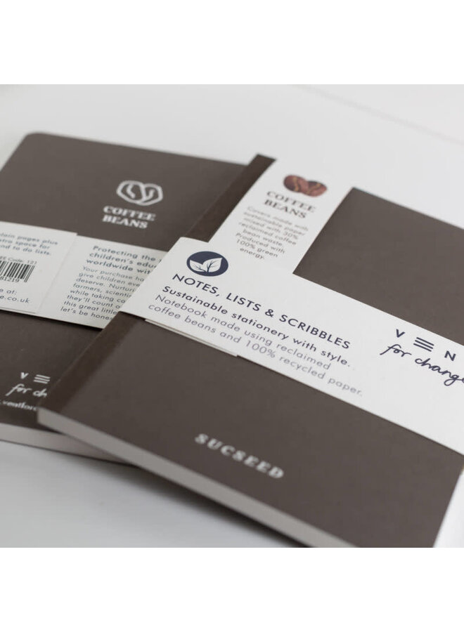 Coffee Bean Recycled A5 Notebook 08