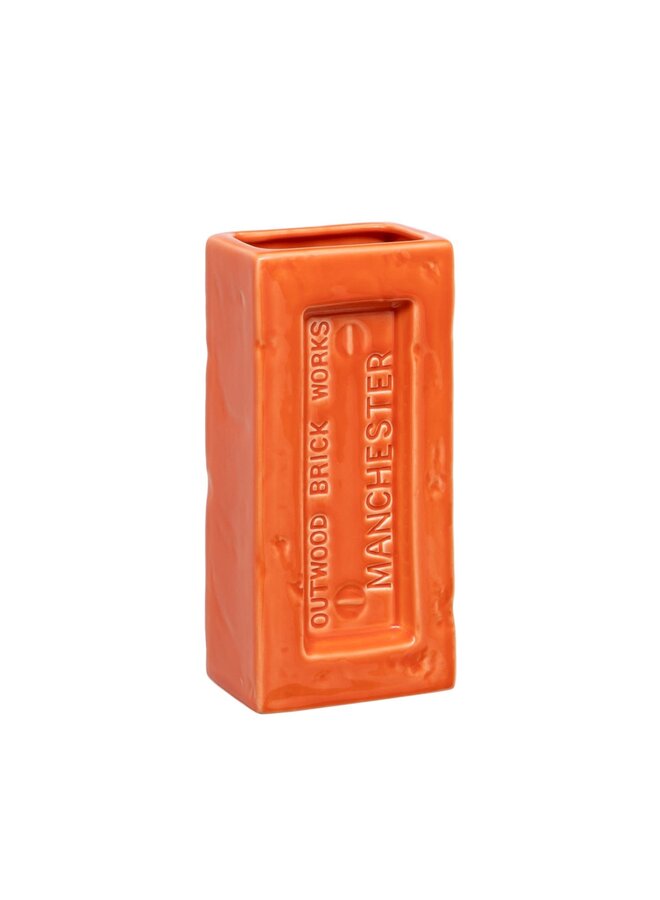 Manchester Brick Vase Orange 12