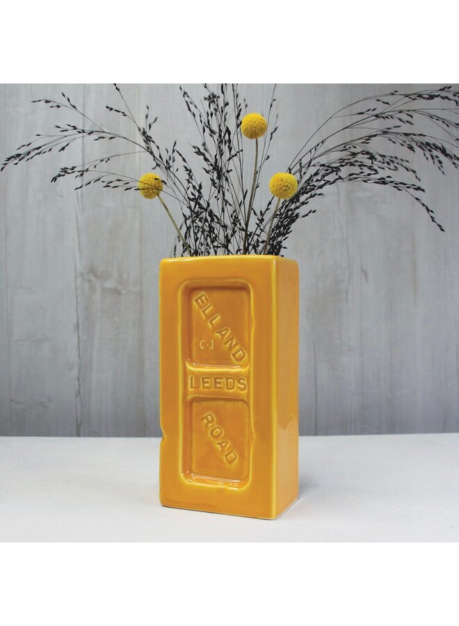 Leeds Brick Vase Yellow 03
