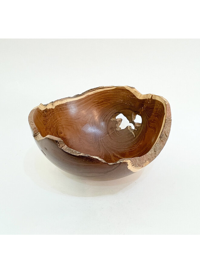 Bowl with Natural Edge - Laburnum Wood