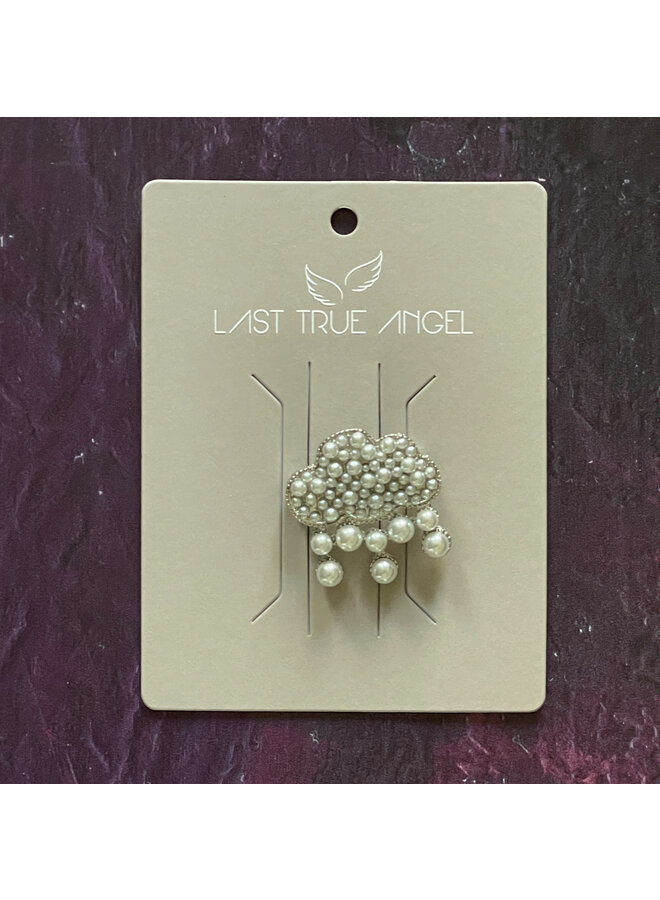 Pärlmoln & Droppar Brosch 02