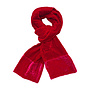 Two Tone Velvet Scarf  - Red 89
