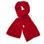 Écharpe en velours uni rouge 83