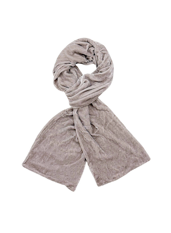 Бархатный шарф Pale Mink 81