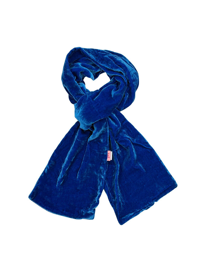 Schlichter Samtschal Cerulean Blue 79