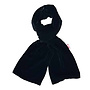 Plain Velvet Scarf Black 77
