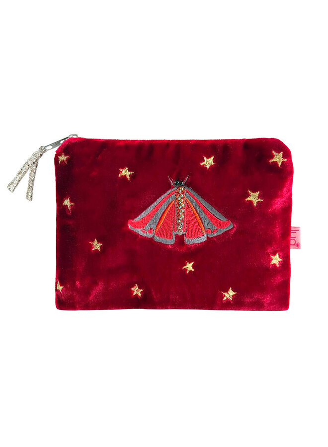 Moth Velvet Purse 27