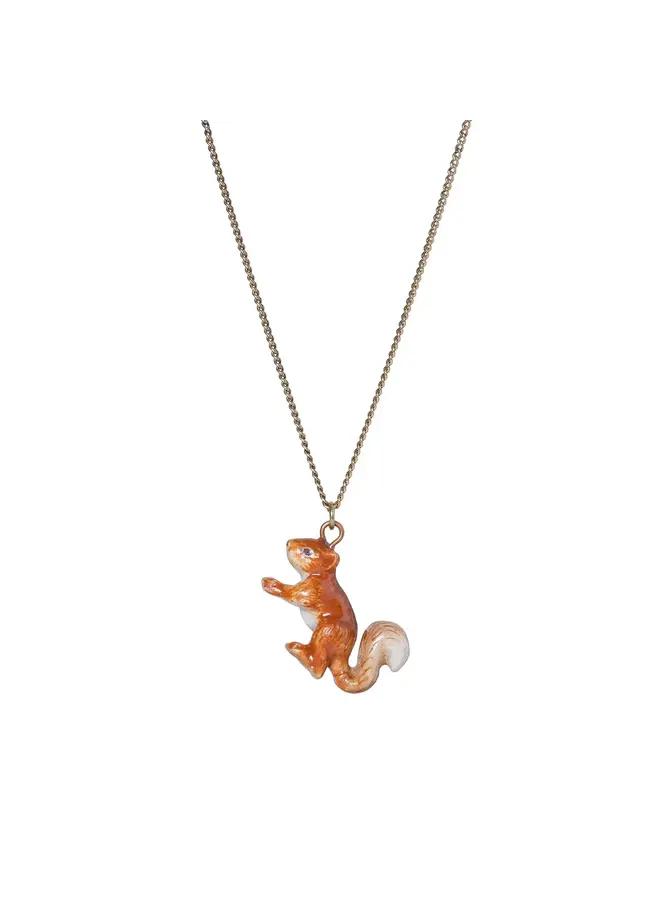 Collier à breloques écureuil bondissant 136