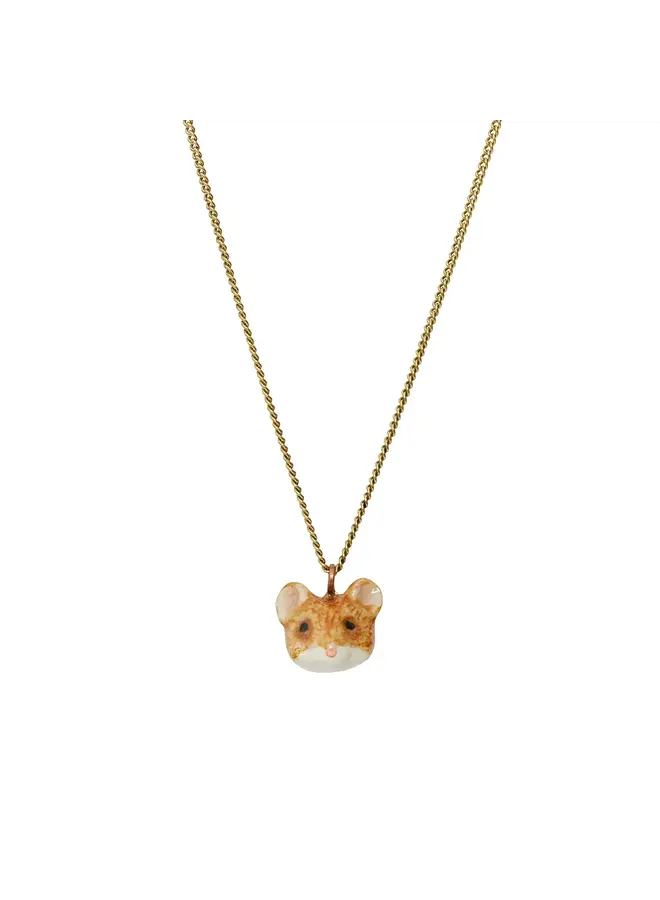 Collier à breloques tête de souris 140