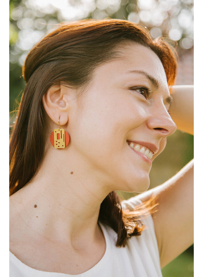 Konstnärer Klimt Kyssörhängen 10