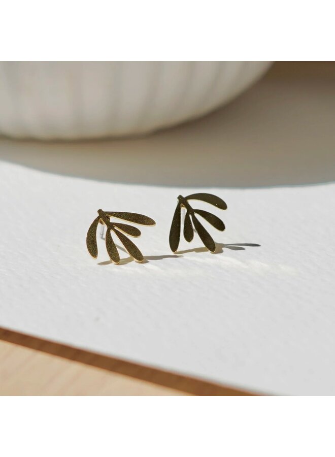 Little Leaf Botanical Stud Earrings 19