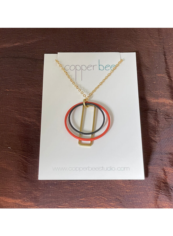 Modular Shapes Necklace Gold Chain 41