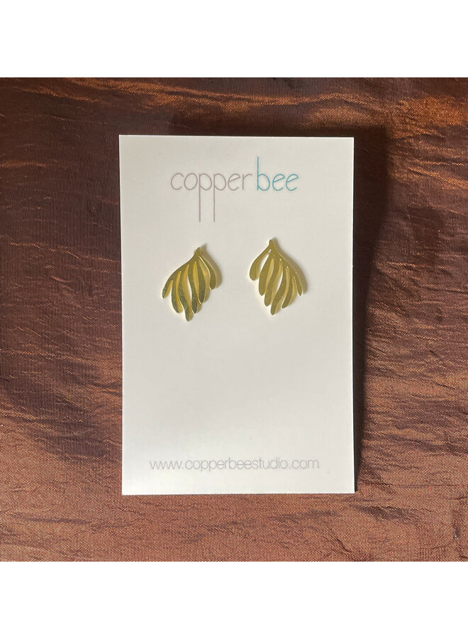 Fern Botanical Stud Earrings 17