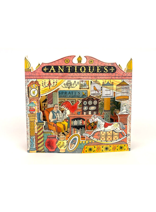 Carte 3D « Boutique d'antiquités » par Emily Sutton