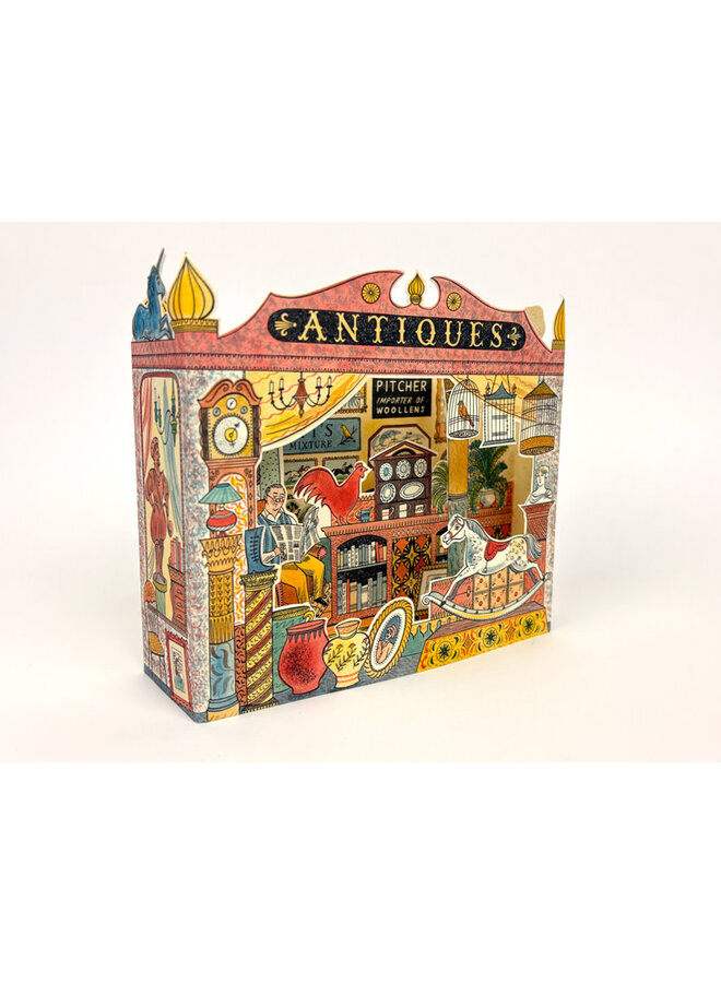 3D-Karte „Antiquitätenladen“ von Emily Sutton
