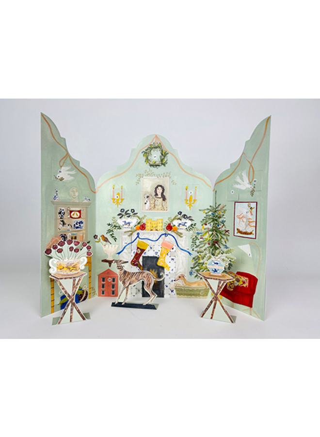 Dutch Gabel InteriorAdvent Calendar by Polly Fern
