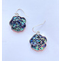 Rose Paua Shell Earrings  356
