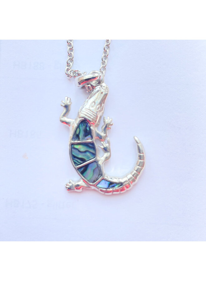 Alligator-Paua-Muschel-Halskette 795
