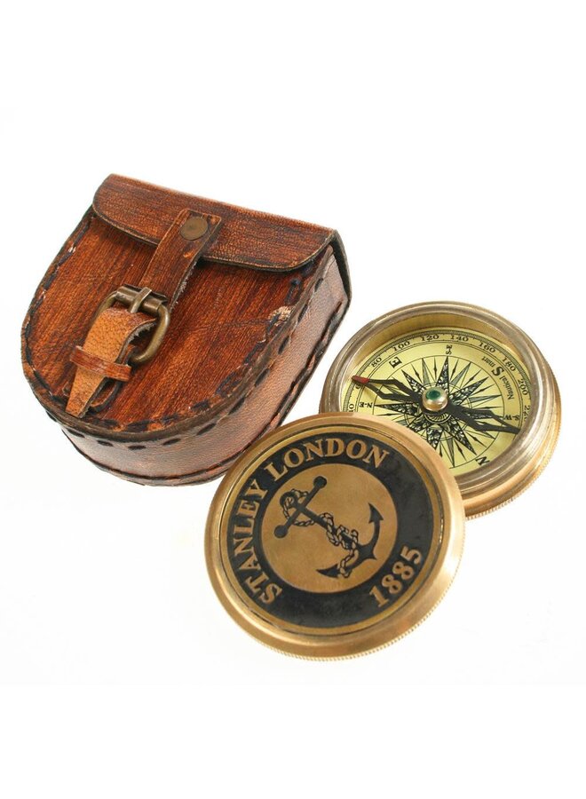 Compass in leather case 58