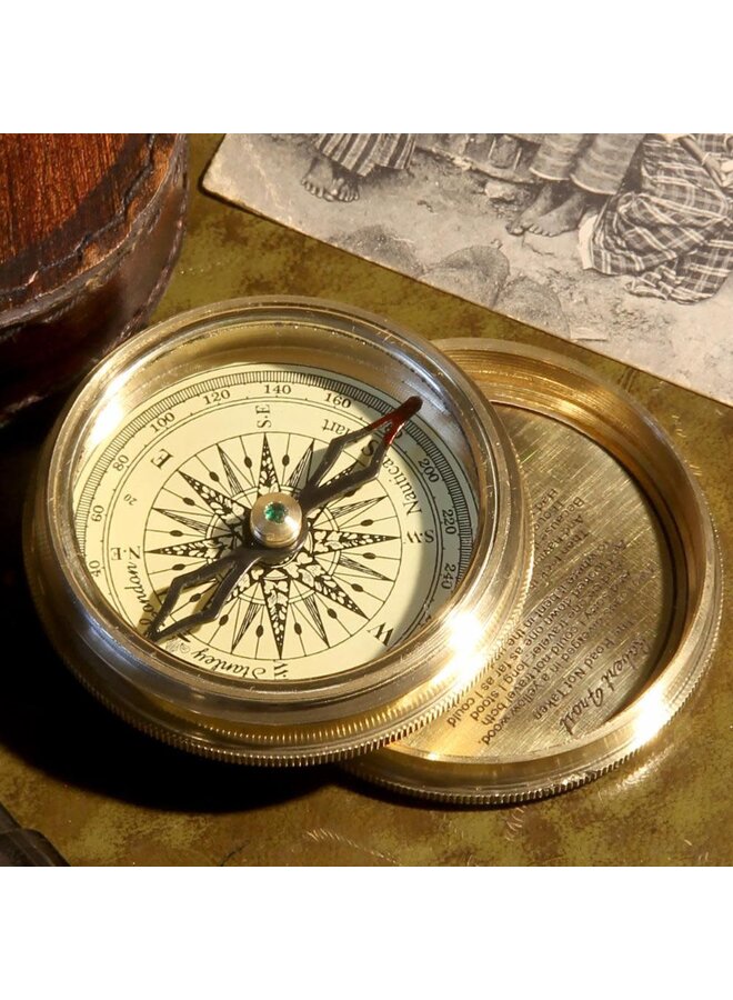 Компас в кожаном футляре 58