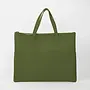 Olive Green Vegan Tote Bag