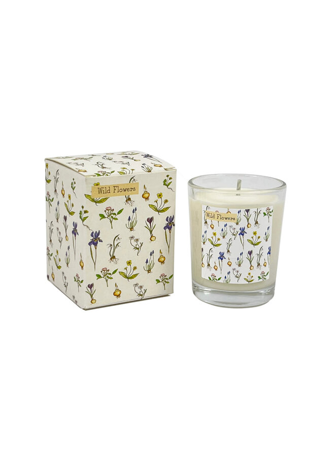 Votivkerze mit Wildblumenduft