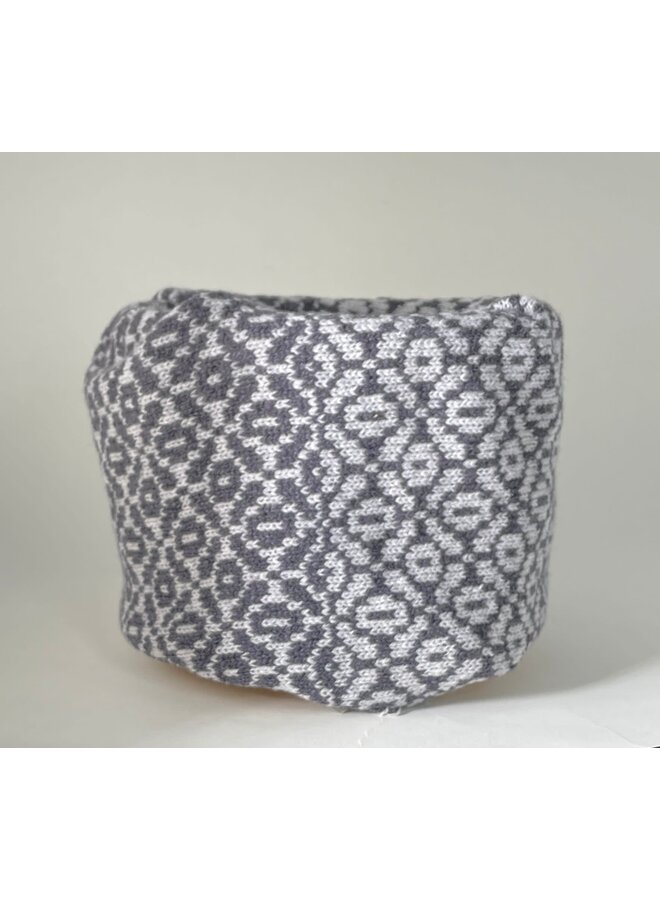 Cuello de merino metalizado y gris Glasgow Design 39