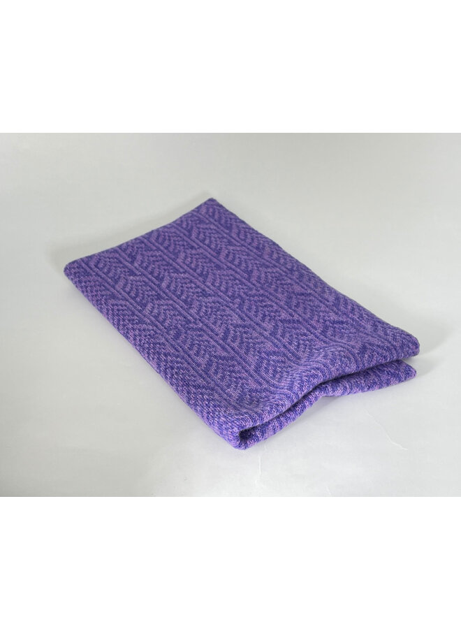 Merino Cowl Clematis & Heliotrope Barley Design 35